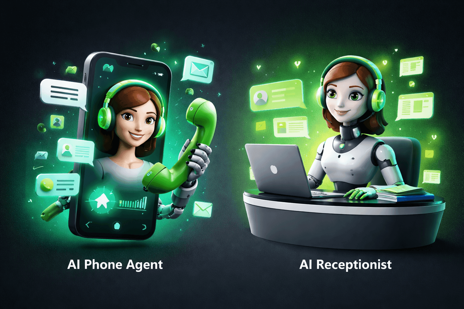 AI Phone Agent vs AI Receptionist in 2026