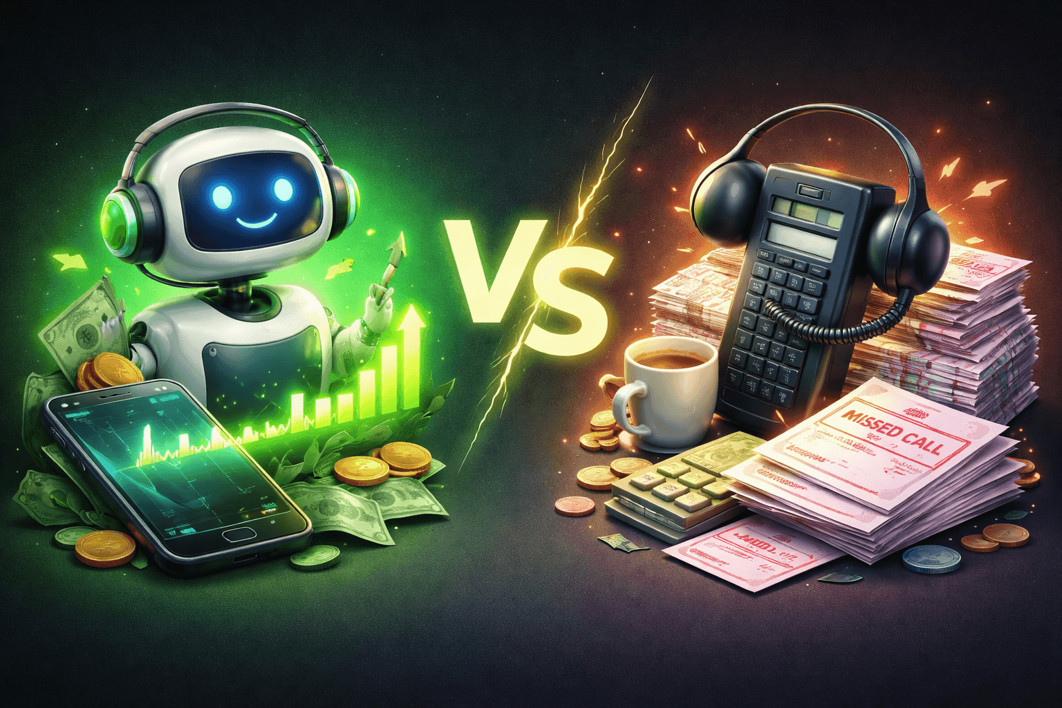 AI vs Live Answering for HVAC Companies