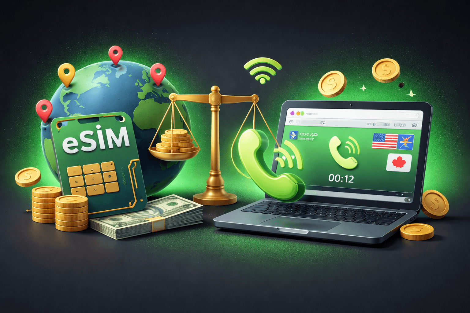 eSIM vs Browser VoIP: Which Cuts Team Calling Costs More?