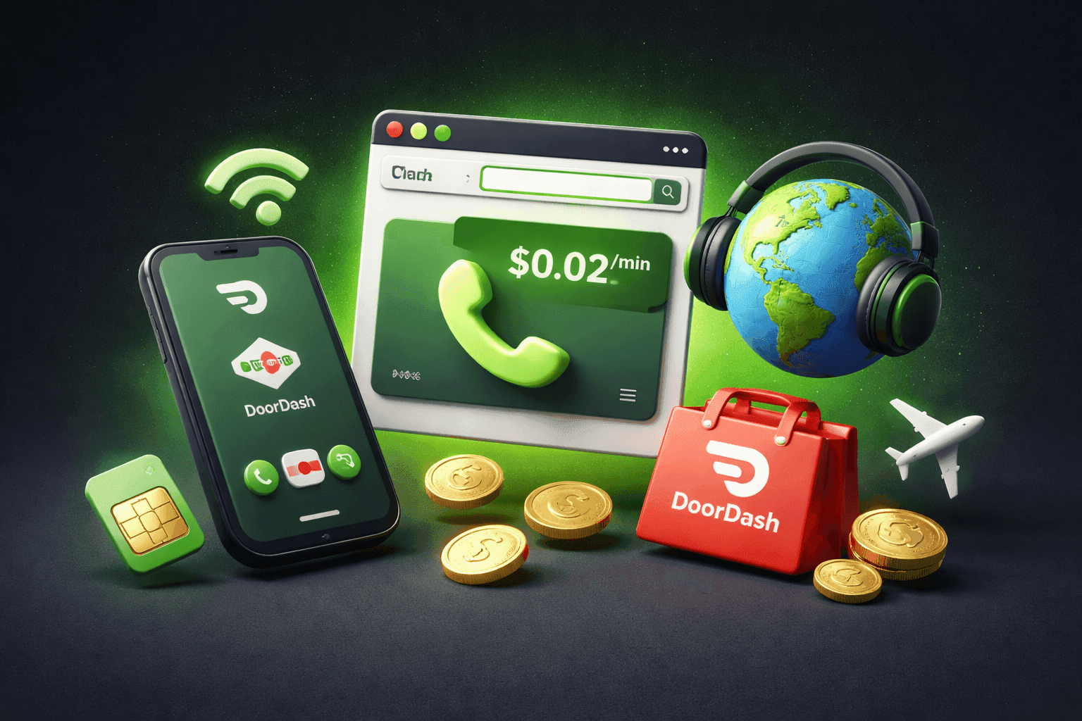 How to Call DoorDash Support from Outside the USA Cheaply