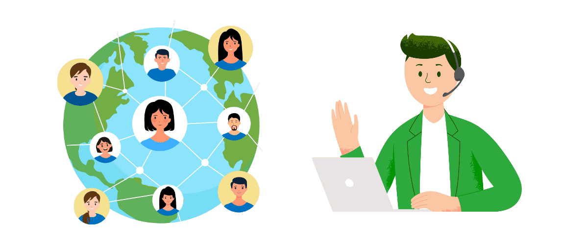 Team calling with shared credits - no per-seat fees